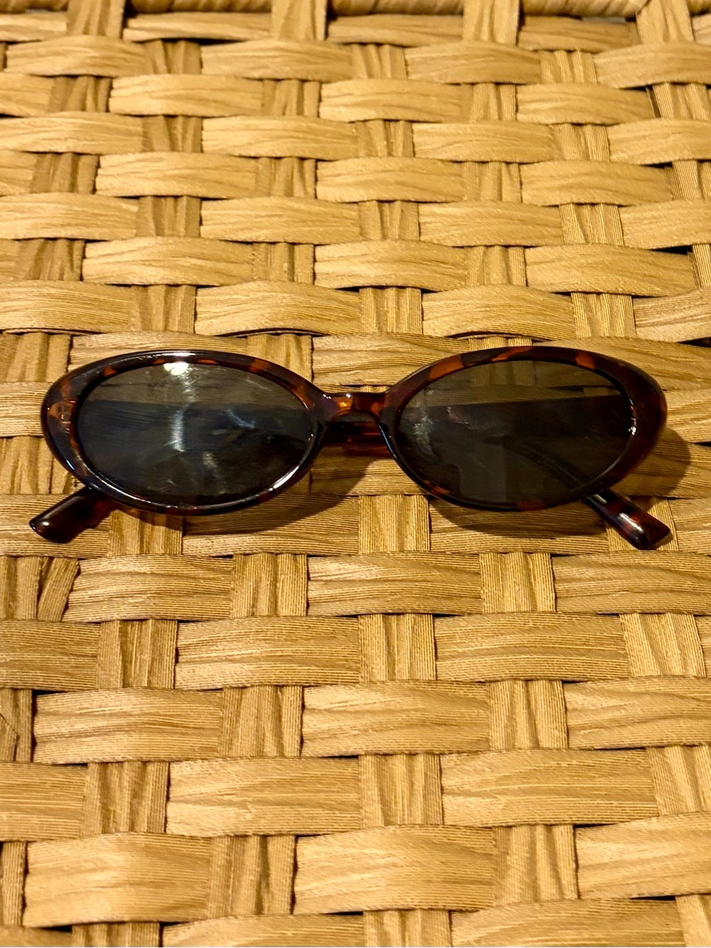 Women’s Oval Tortoiseshell Sunglasses - Brown